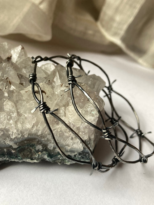 BARBED WIRE EARRINGS