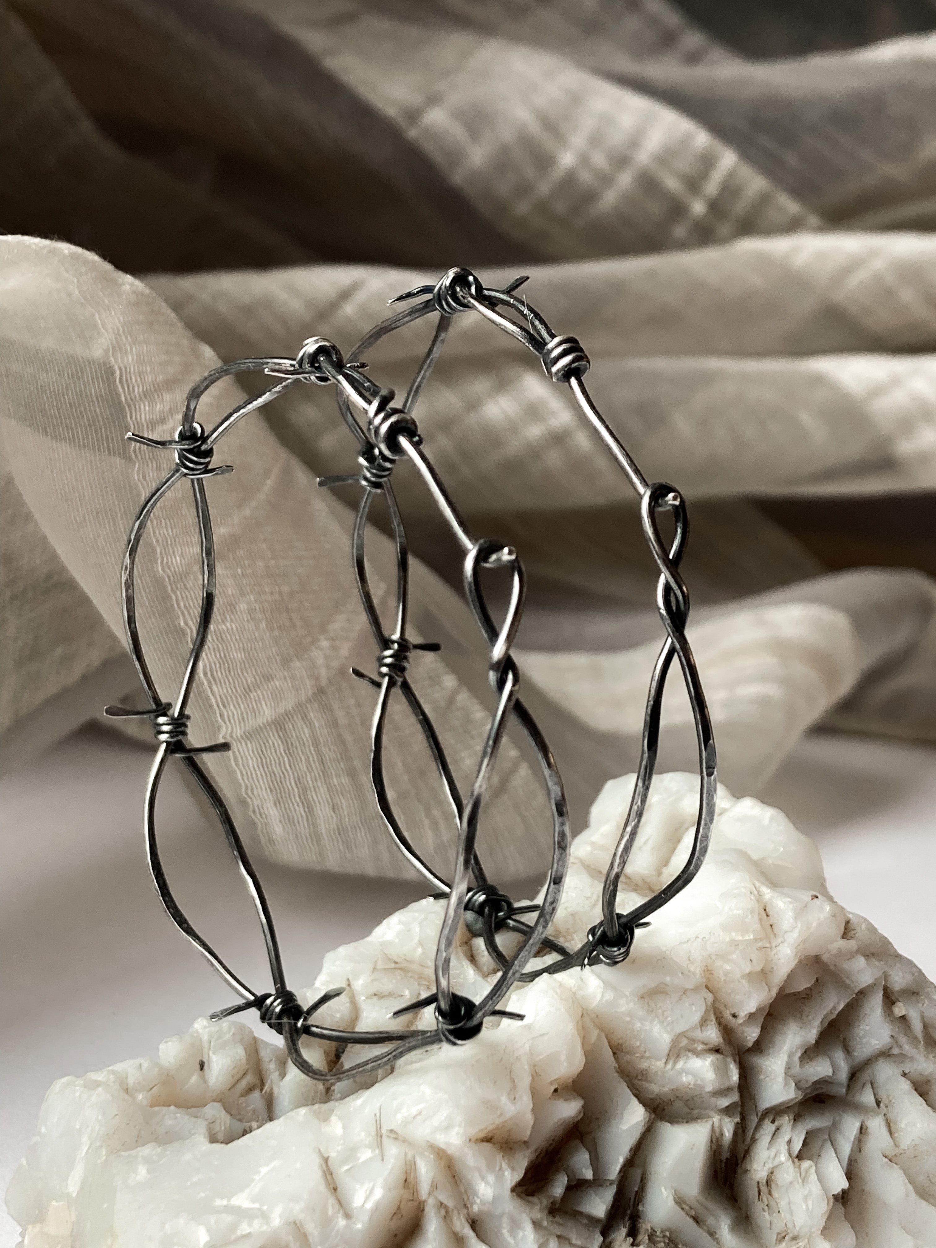 BARBED WIRE EARRINGS